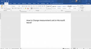 Microsoft Word 2013 でルーラーの測定単位を変更する方法