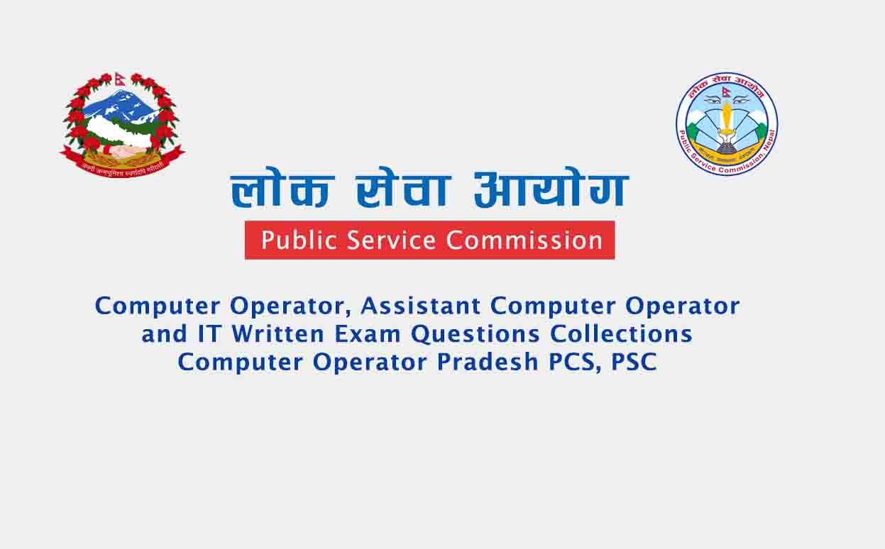 Computer Operator Written Exam Question Collections