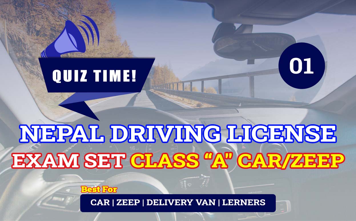 Nepal Driving License Exam 500 Questions and Answer